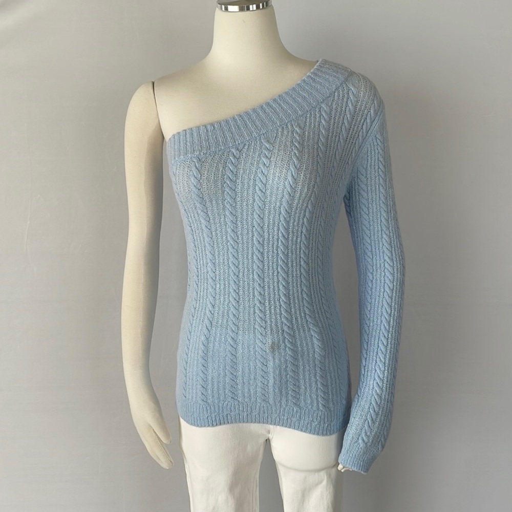 NWOT Venus Blue One Sleeve Sweater X Small